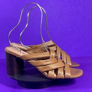Joie Women's Luz Crisscross Mule In Cognac Brown Shoe Size 9.5 NWOT